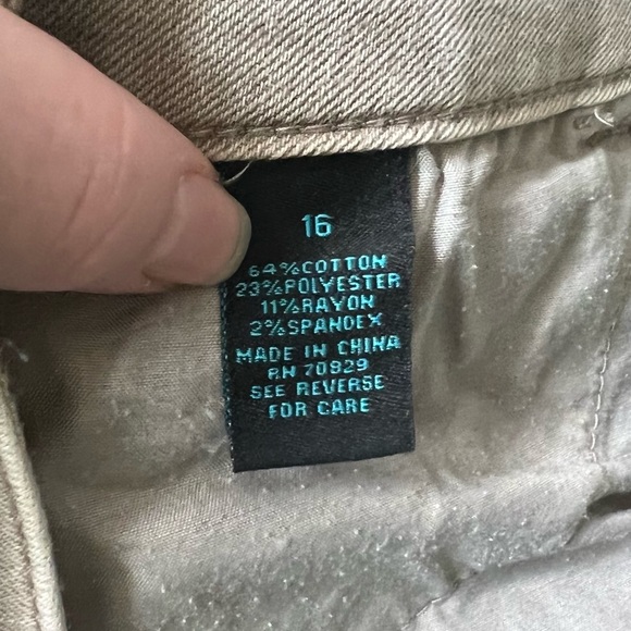 Rue 21 Tan Distressed High Waist Shorts - Picture 8 of 8